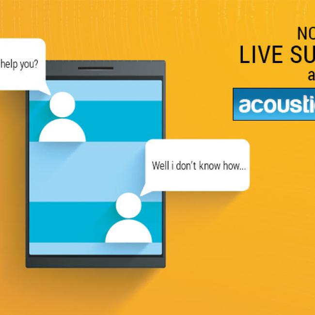 Live chat at acoustic facts