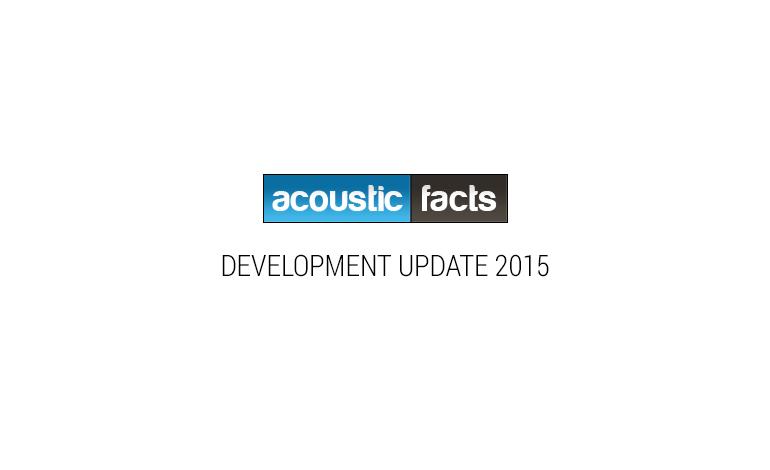 Development update acousticfact.com 