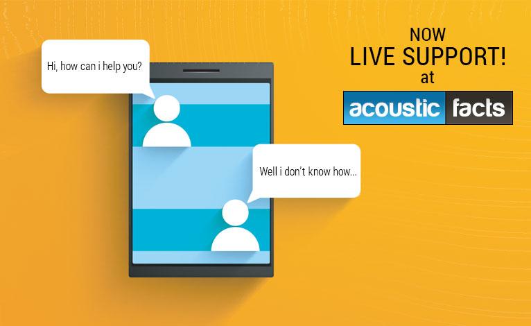 Live chat at acoustic facts